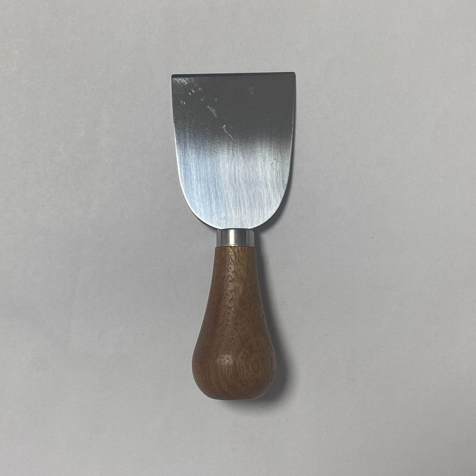 

Набор из 8 предметов ножей для сыра и пиццы из нержавеющей стали с ручками из древесины акации