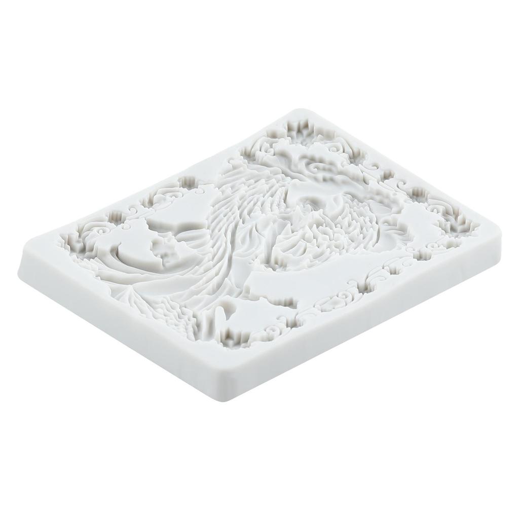 Engel Silikonformen Bilderrahmen Fondantform Kuchen Dekorationswerkzeuge Cupcake Topper Süßigkeiten Schokolade Gumpaste Form