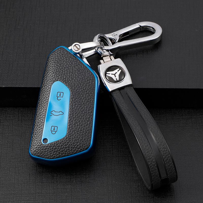 Color My Life TPU Car Key Holder Protection Cover Key Case for Volkswagen VW Golf8 Golf 8 MK8