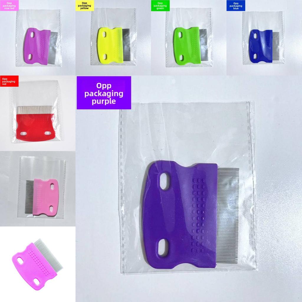 Pet Flea Comb Stainless Steel Tooth Pet Grooming Tool For Dogs And Cats