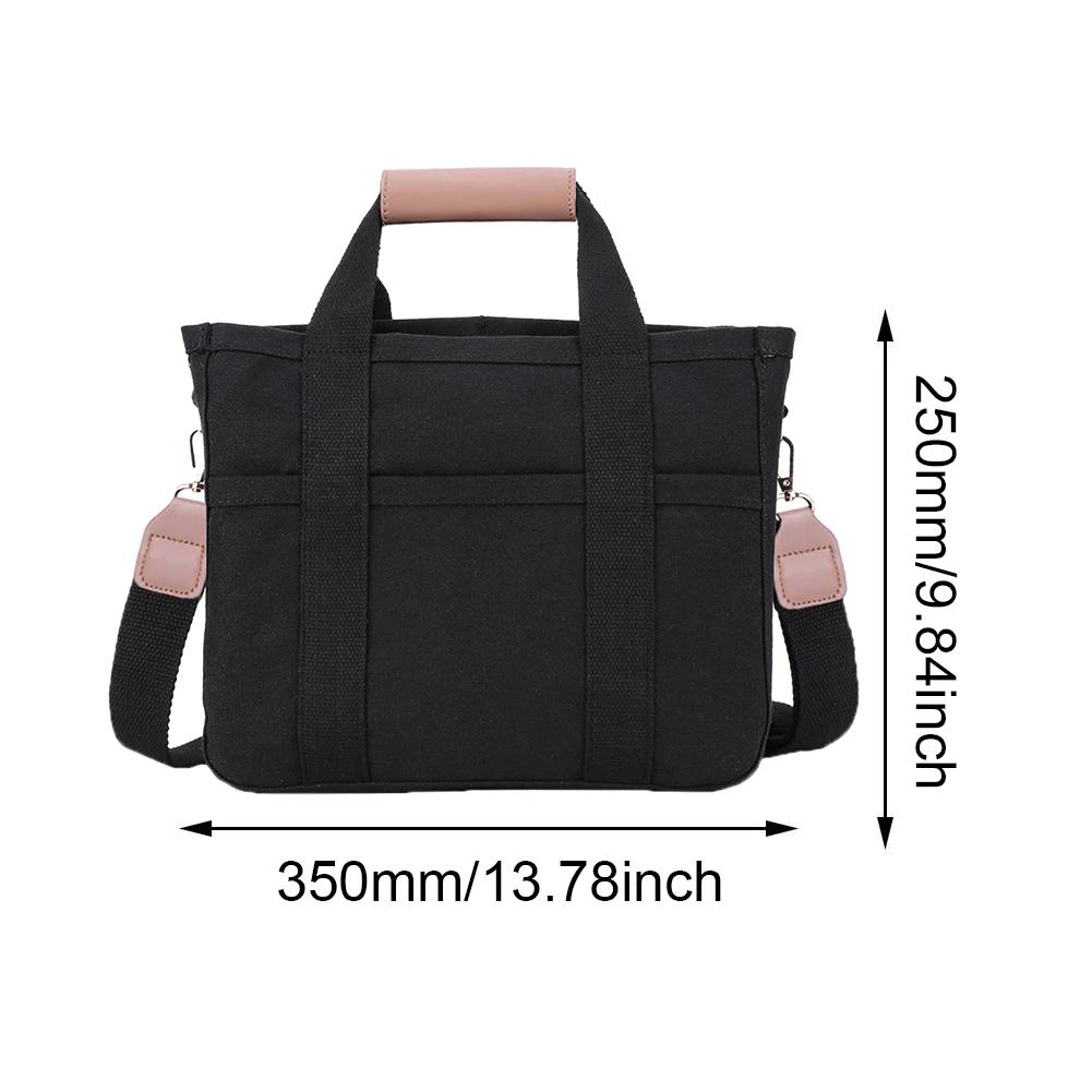 Women Versatile Shoulder Bag Soft Canvas Bag Shopping Bag With Adjustable Strap Tote Bag For Shopping Work Daily Use Tote Purse