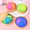 Bun Fidget Toy with Steamer Rainbow Steamed Stress Ball Anti-Anxiety Colorful Smiling Dumpling Soft Squeeze Simulated Dough Sensory