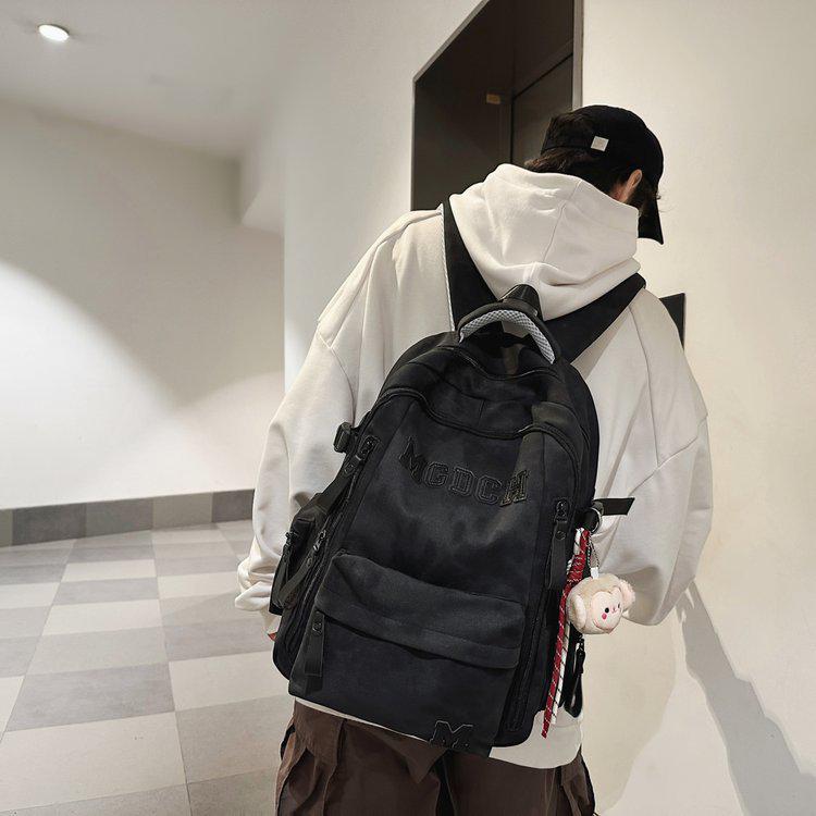 Lightweight, Ergonomic School Backpack for Male and Female Teens, Featuring Large Capacity, New Style, Double Shoulder Straps, and Back Protection.