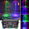 21 Augen DJ Party Stroboskoplicht RGB DJ Disco DMX 512 Sprachaktivierter Projektor mit Fernbedienung