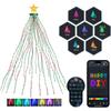 MIMIRGB 66FT Bluetooth LED Lichterkette Lichterkette APP Lichterkette Dreamcolor RGBIC DIY Party Weihnachtslicht Hochzeitsfeier Dekoration