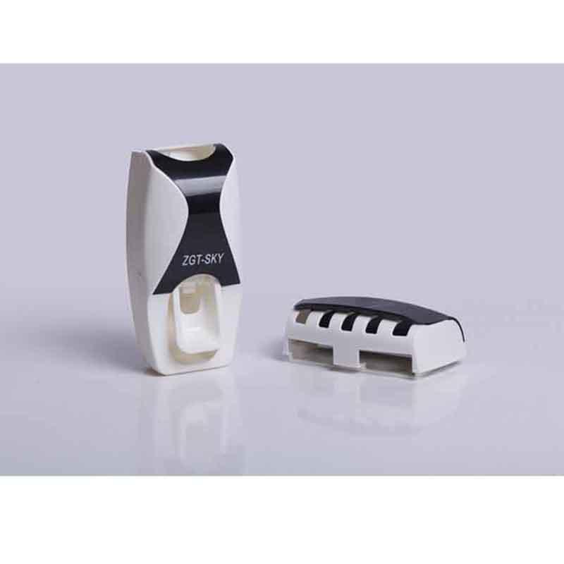 Automatic Lazy Toothpaste Dispenser And Toothbrush Holder Wall Mount Stand For Adults And Children