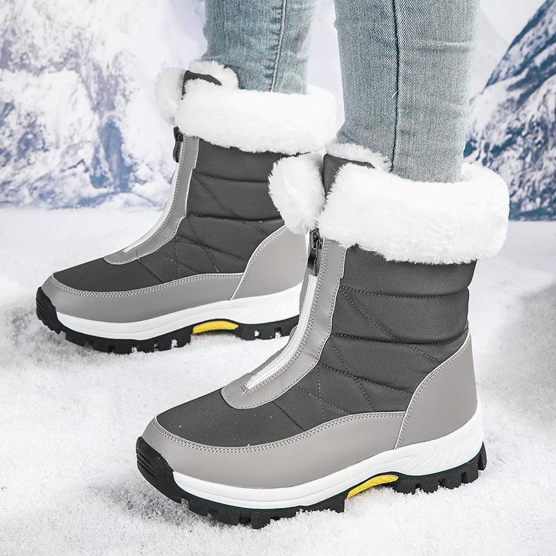 Snow boots winter wool warm cotton shoes sports shoes high top cotton shoes outdoor hiking shoes boots