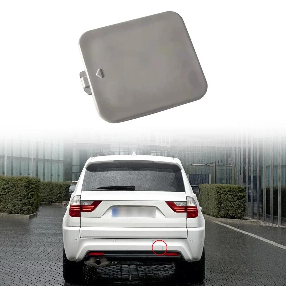 51123423778 Tow Hook Cover Auto Parts Cap Cover Exterior Parts Grey Rear Bumper Traction For BMW E83 X3 2007-2010