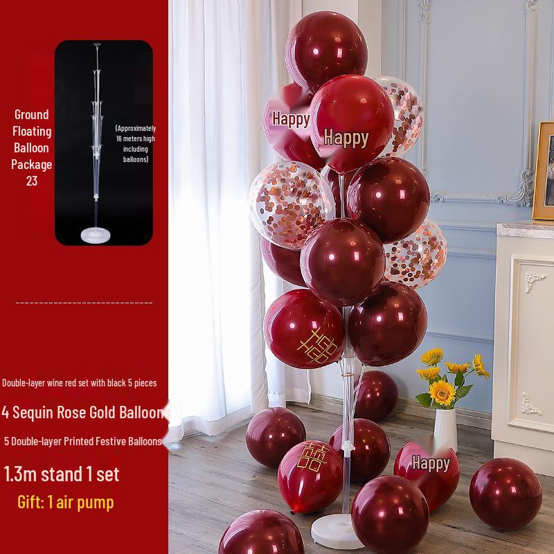 Wedding Balloons: Romantic Aisle Stand & Table Decoration Set