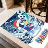 Winter Sports Fun Customizable Name Floor Mat Perfect for Hallway Decorate room Playrooms Balcony Antislip Carpet Anime Office Decor Gift for Festival