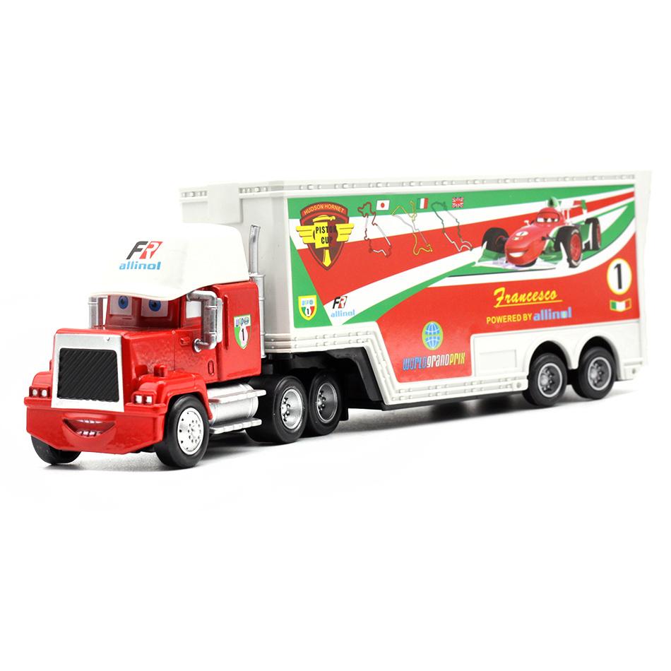 New  Pixar Cars And Truck Set Lightning Mcqueen Uncle Mike Model Trucks Racing Car New Year Christmas Gift For Boys