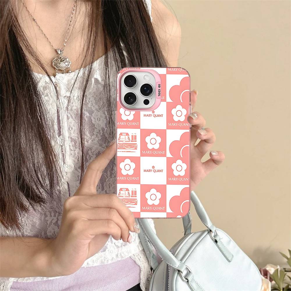 Fashion Pop Mary Quant Phone Case For IPhone 17 16 15 14 13 Pro 12 11 Pro Max PLUS Color Back Cover