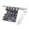 Highly Speed PCIE 1X To USB 3.0 Expansion Card USB 3.2 Gen1 Type C and USB 3.0 Interfaces Risers Card For Desktop PC
