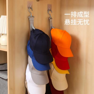 Wardrobe Hat Rack Hanging Rope Cap Storage Clips Hat Organizer Display for Baseball Caps Hat Hanger for Closet Door and Bedroom