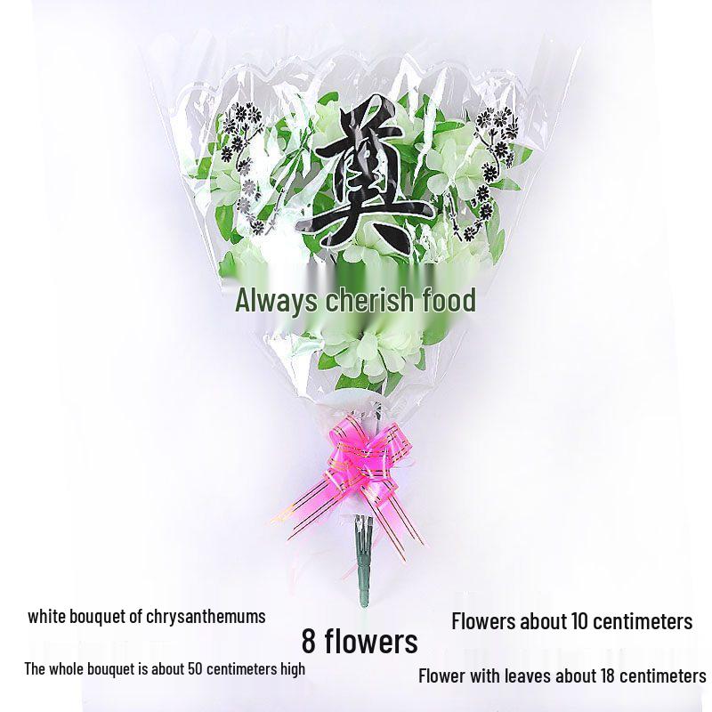 Chrysanthemum Silk Flowers for Qingming Festival Grave Offerings