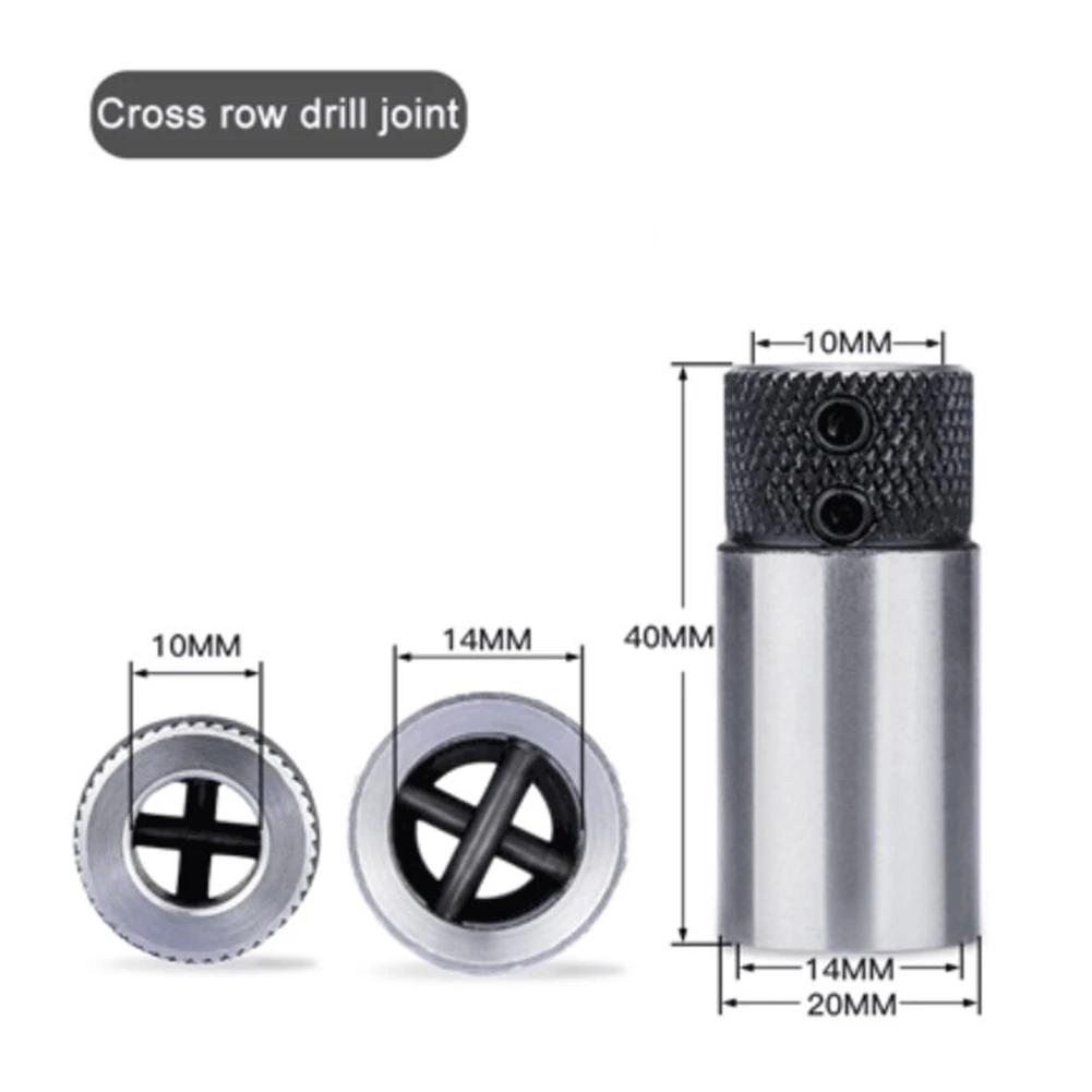 Woodworking Drill Sleeve for Collet Chuck Compatible with Cross Type and Type Drill Bits for Efficient Drilling