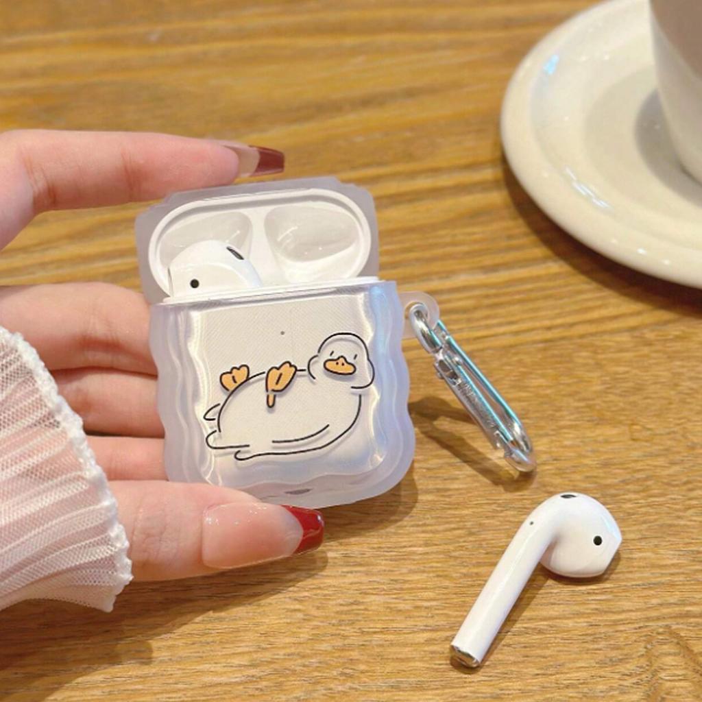 Applicable Apple AirPods 1 /1/1 generation Pro1 Bluetooth headset protective case cute lying duck