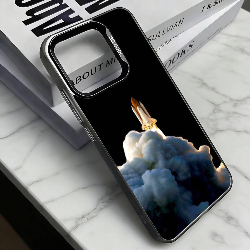 

Space Shuttle Orbiter Vehicle Phone Case For iPhone 17,16,15,14,13,12,11 Plus,Pro Max,XS,Colorful Silver Phone case Funda Cover iPhone12PRO