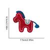 10PCS/Set Cartoon Pony Patten DIY Clothing Accessories Funny No Adhesive Backing Playful Patch Multi-Function 6 Styles