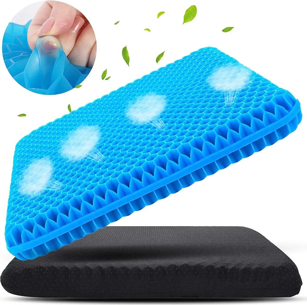 Car Honeycomb Gel Ice Cushion Tailbone Cushion Breathable Cool Silicone Cushion Egg Cushion Office Cushion