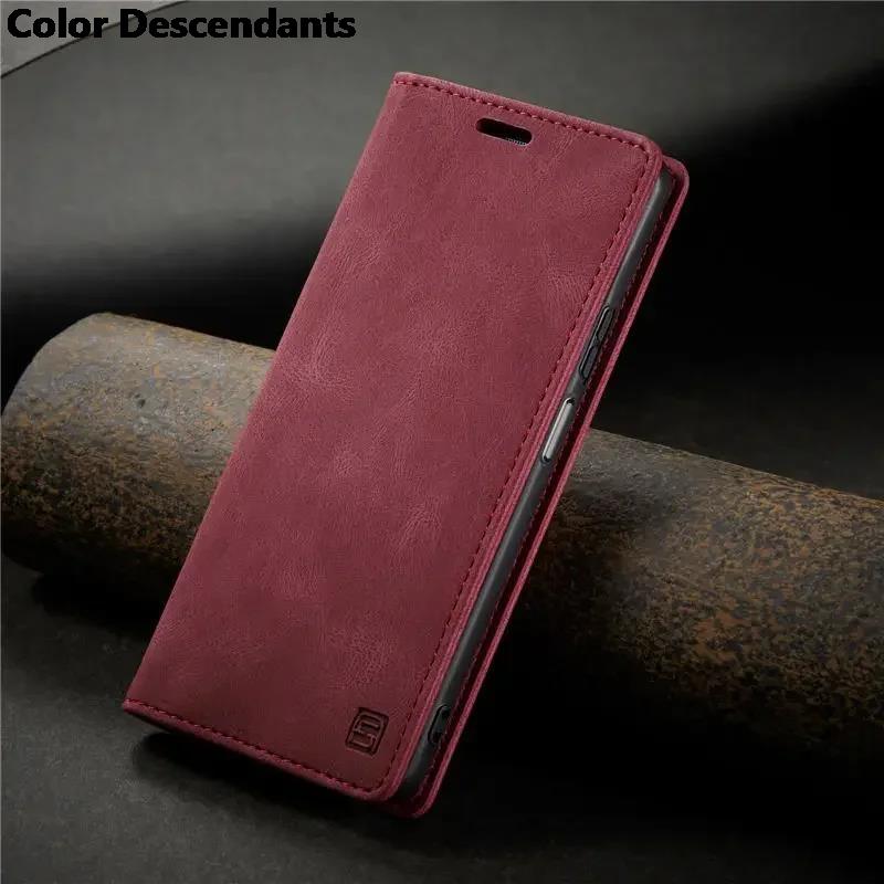 RFID Leather Flip Magnetic Cover For Samsung Galaxy A16 A15 A25 A35 A55 A14 A24 A34 A54 A 04 S A13 A23 A33 A53 A73 Wallet Case