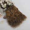 20CM Length 500CM Wool Curly Doll Hair Weft Kinky Curly Wool Material Doll Wigs Extension Handmade Diy Doll Accessories