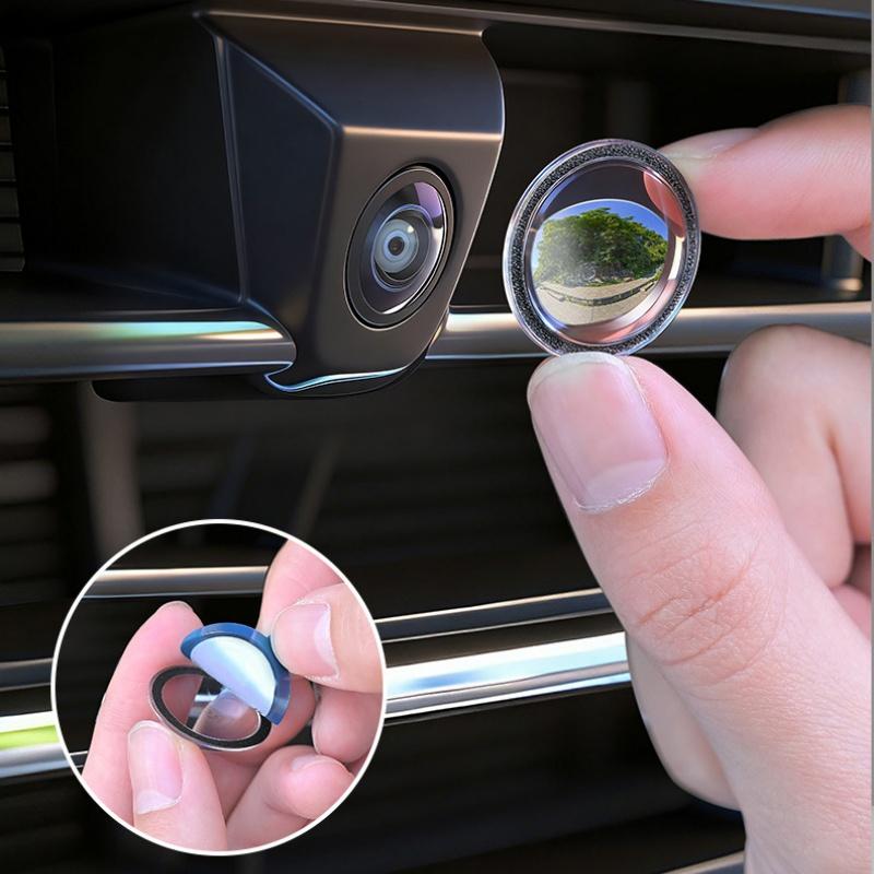 2/4pcs Car Camera Lens Protective Cover 360 Panoramic Reversing Camera Lens Guards HD Scratch Resistant Modification Accessory