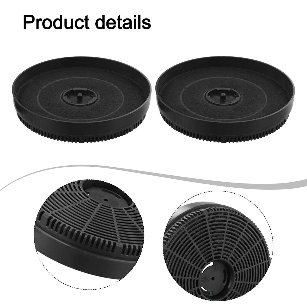 2 ks Filtrů s aktivním uhlím pro příslušenství kuchyňského odsavače par 160x30mm Náhradní filtry s účinnou kontrolou zápachu