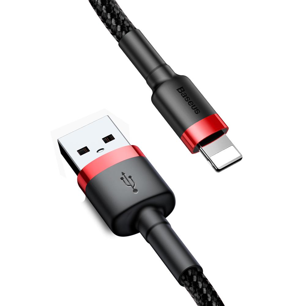 Baseus Cafule 1m USB-A to Lightning Cable 2.4A QC3