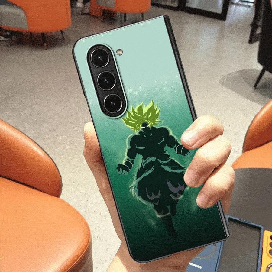 Dragon Ball Cool Guku Art Case for Samsung Galaxy ZFold3 ZFold5 Z Fold 7 6 5 4 3 ZFold6 ZFold4 ZFold7 Back Phone Cover