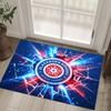 Blackburn Rovers Football Design Crystal Velvet Carpet Cozy Non?Slip Printed Rug For Bedroom Living Room Entrance