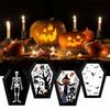 Halloween Decorations Paper Halloween Food Trays DIY Cookie Gift Boxes Halloween Popcorn Boxes Party Favor Supplies