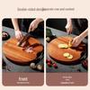 MAXCOOK Ebony Wood Round Cutting Board