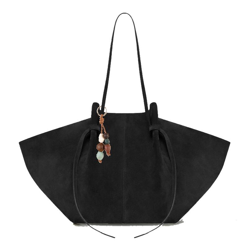 Sac fourre-tout vintage en daim pour femmes Décontracté Grande capacité Sac à main à bandoulière Poignée supérieure Voyage Shopper Féminin Bolso