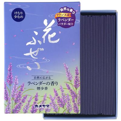 Kameyama Hanafuzei Lavender Low Smoke Large Value Pack 500 Low Smoke Incense, (Approx. 220g, Sticks),