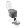 Automatic Pet Feeder 6L Fixed Time RC Smart Food Dispenser Pearl White WIFI Pet Food Timer for Cat Dog 100‑240V EU Plug