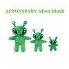 AFTONSPARV Green Alien Plush Soft Stuffed Toy Cute Extraterrestrial Doll for Kids Nursery Decor Birthday Gift 3pcs