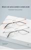 2026 Ultra-Light Pure Titanium Unisex Eyeglasses Frame, Slim Square Design, Compatible with Myopia Lenses