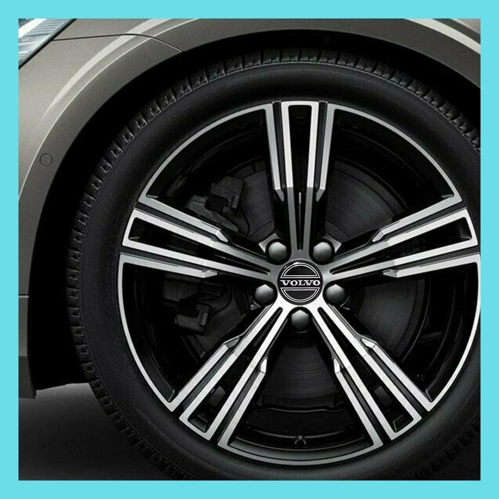 4ks/Sada 56/60/64MM Krytky středů kol automobilu Kryt emblému pneumatiky Pro Volvo T6 AWD C30 C40 C50 C70 S40 S60 S70 S80 S90 V40 V50 XC90
