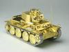 1/35 scale Girls & Panzer 38 (t) Tank Turtle Team ver. Gold Plated Edition