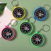 Compass Color Plastic Compass Children's Scientific Laboratory Supplies Travel Outdoor Equipment Student Learning Stationery Keychain