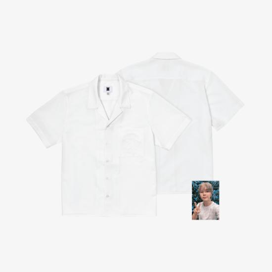 BTS ジミン MUSE open collar shirt M 刺繍 公式品 Buy BTS Jimin MUSE Open Collar Shirt at affordable prices