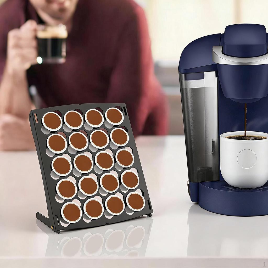 Acrylic Storage Stand for Coffee Capsules, Capsule Display Cafes, Pantries And Bar