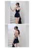 Korean Style 2025 Sexy Women's Swimsuit: One-Piece & Two-Piece Options for Small Chest Gathering
