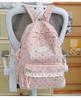 Schoolbag Korean version girl backpack polka dot lace large capacity backpack women's middle school student schoolbag leisure bag