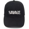 Lyprerazy Savage Graphic Cool Washed Cotton Adjustable Unisex Women Unisex Hip Hop Cool Flock Printing Baseball Cap