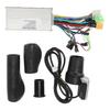 Half Twist Throttle Grip with Display Meter 3 Modes Sine Wave Brushless Controller Kit for Electric Bikes 500W 28A