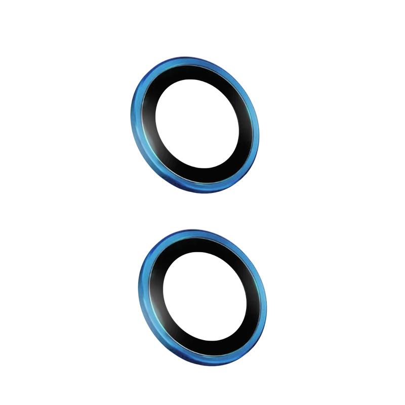 

Металлическое кольцо объектива камеры для iPhone 16 / 16 Plus, алюминиевый чехол для объектива, стекло на iPhone16 16+, крышка For iPhone 16 Plus синий