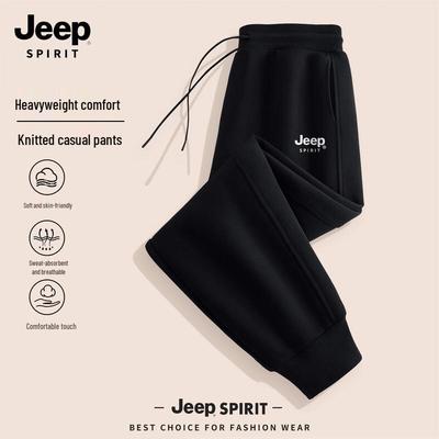 JEEP SPIRIT Men's 2025 Spring Autumn Jogger Sweatpants