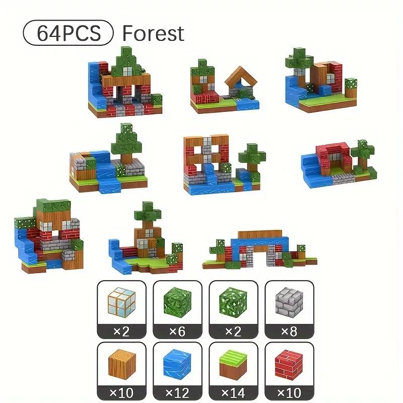 Magnetic Building Blocks Magnet Cube Set For Boy Girl Kid Age 3+ Diy Model Children Toy